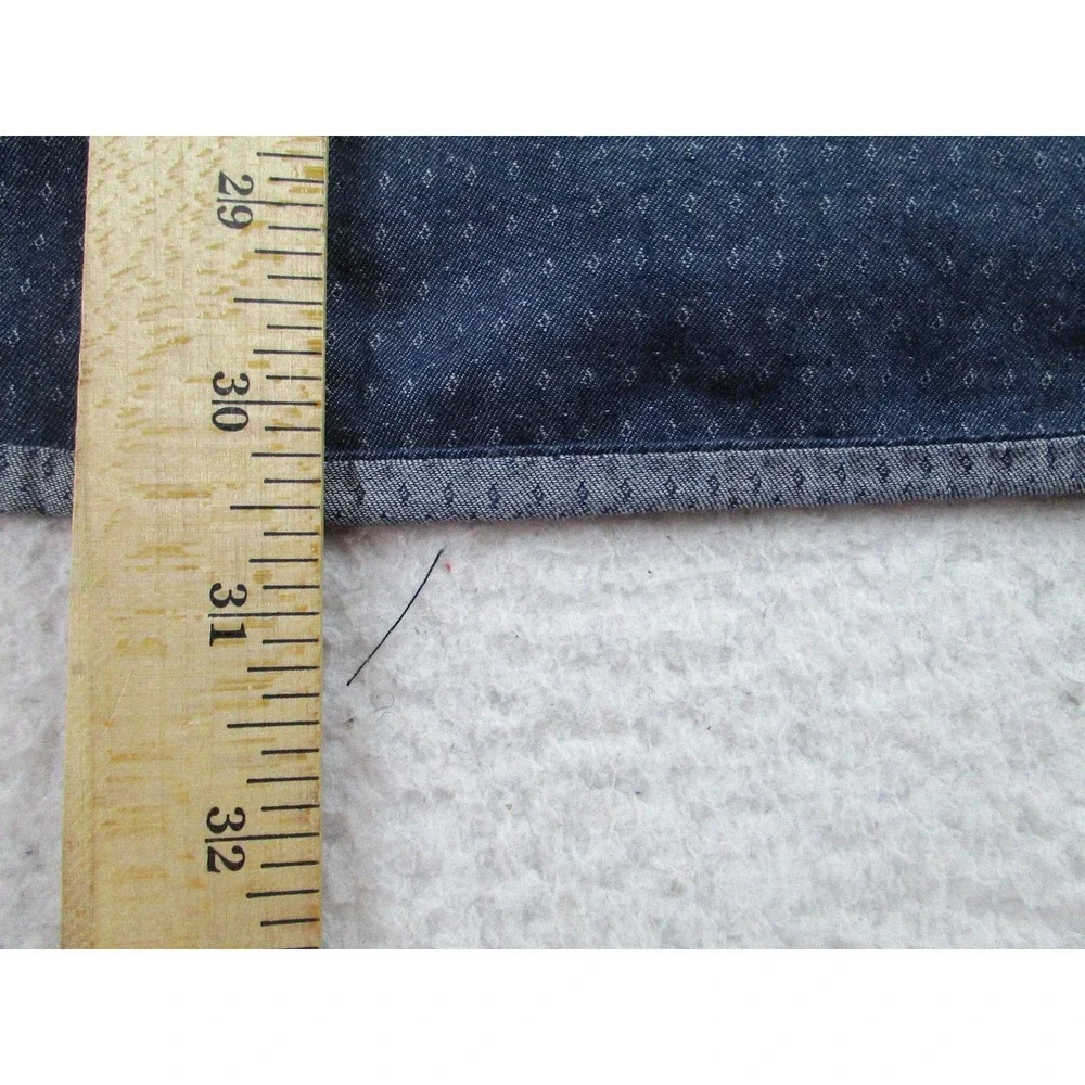 Ariat Shirt Mens XL Blue Button Down Long‎ Sleeve 100% Cotton Western Pocket